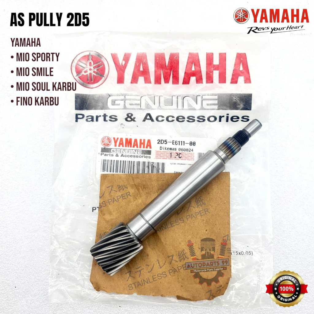 As Pully Yamaha Mio Sporty Smile Soul Karbu Fino Karbu Original As Pully 2D5 Shaft Drive Mio Sporty