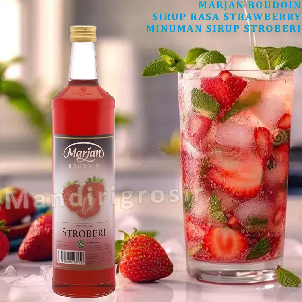 

Minuman Sirup Stroberi * Marjan Boudoin * Sirup Rasa Strawberry * 460ml