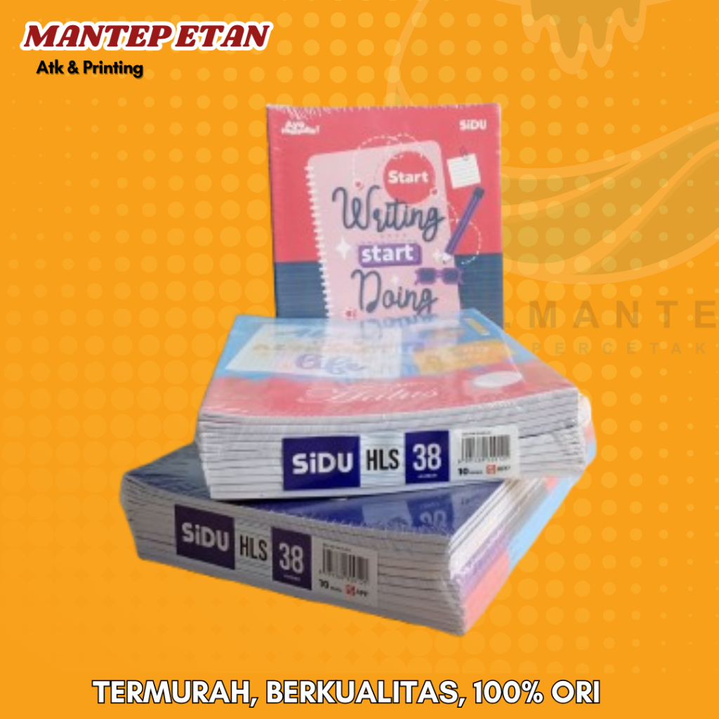 

BUKU TULIS SIDU MATEMATIKA, HALUS 38 LEMBAR (1 PACK)