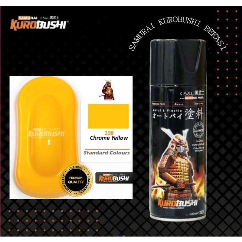 

Samurai Paint #108 Chrome Yellow - Kuning Krome #108, 400 ml