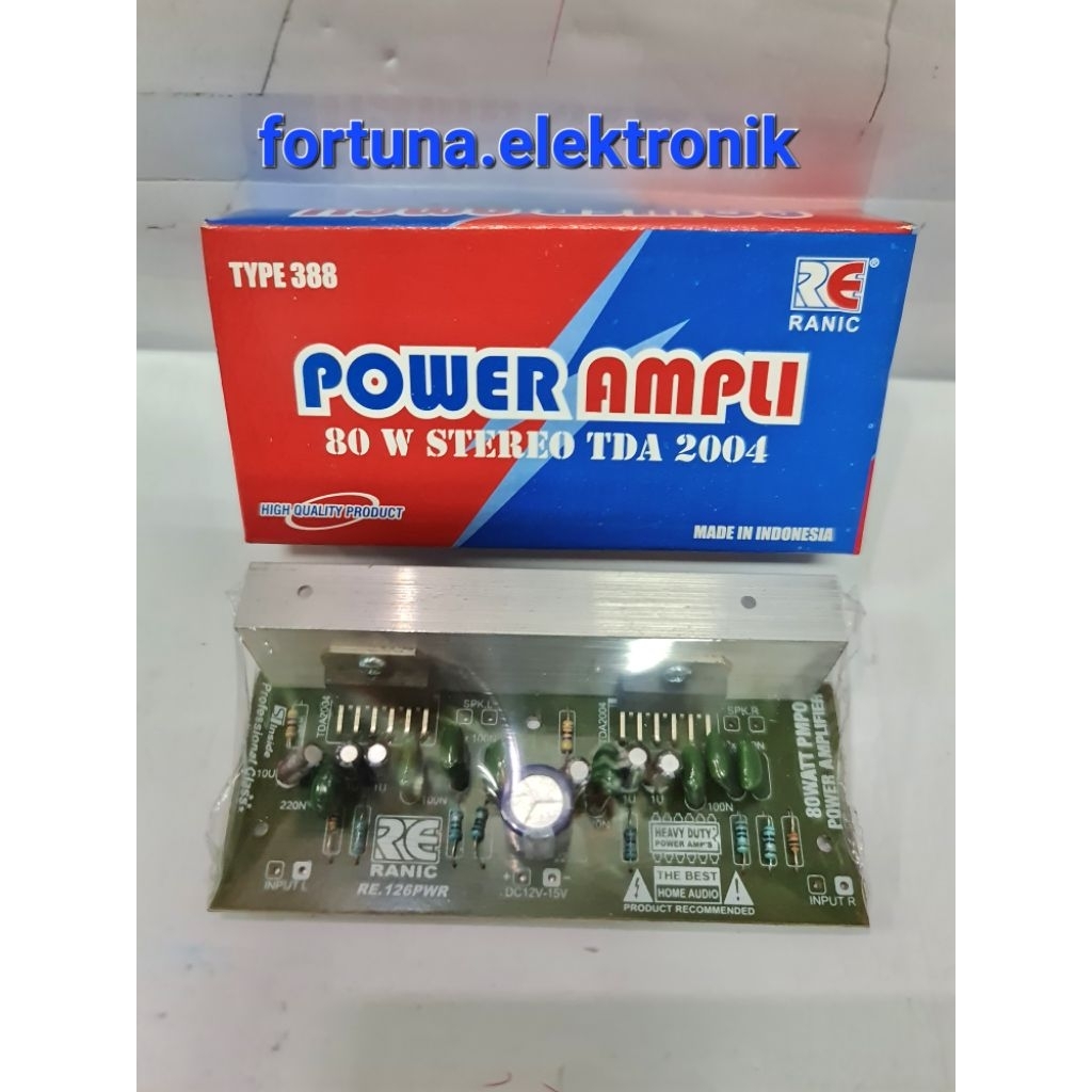 RANIC KIT POWER AMPLI 80WATT STEREO TDA 2004 RANIC TYPE(388)