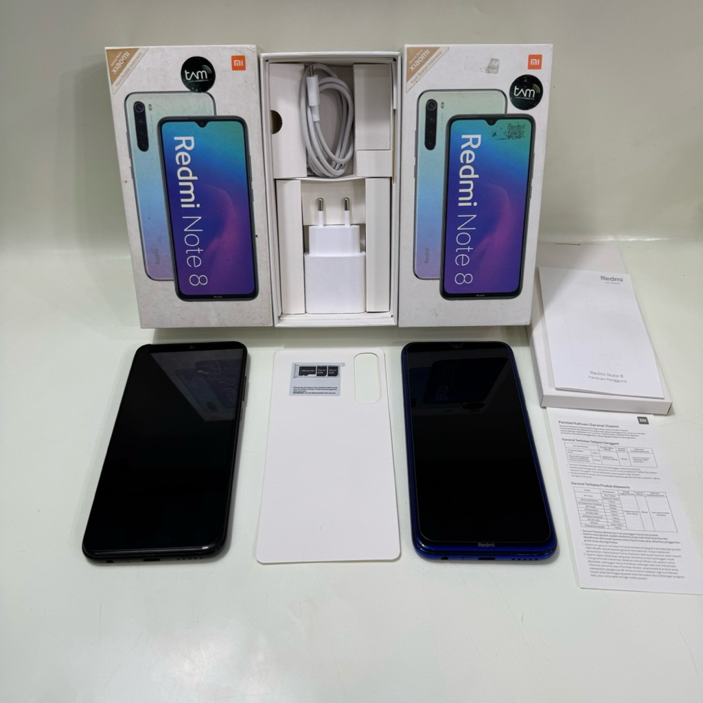 Xiaomi Redmi Note 8 4/64gb Fullset Second Garansi Resmi