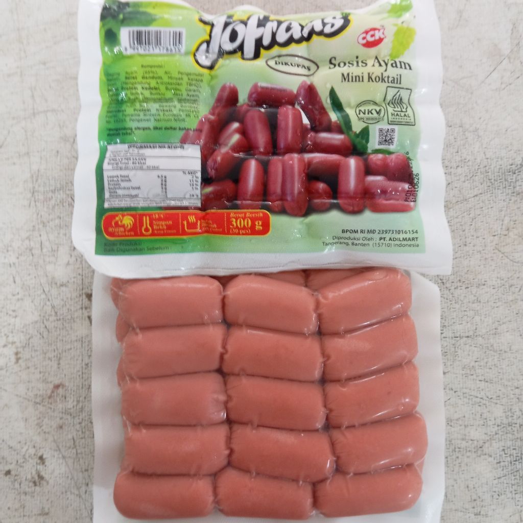 

Sosis Jofrans cocktail 300g