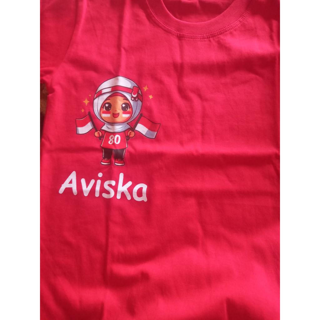 kaos 17an custom nama