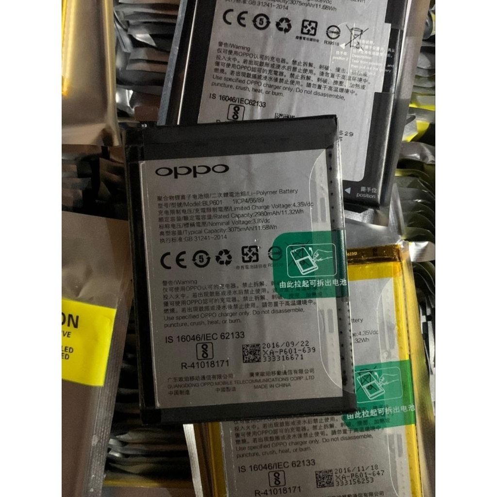BATERAI OPPO BLP601 BLP 601 OPPO  / OPPO F1s BLP-601 ORIGINAL Battery Batre