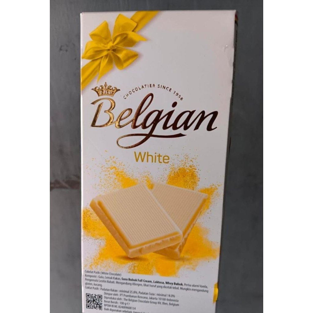 

Belgian cokelat white 100gr