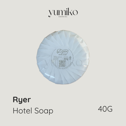 Sabun Hotel Ryer Round 40 gram - Hotel Amenities Soap Eceran / Ryer Bulat 40 gr / Sabun Mandi Hotel/