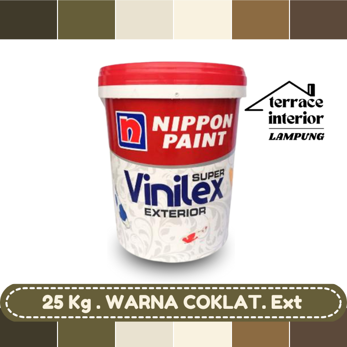 Cat Tembok Vinilex Exterior Coklat 25 Kg