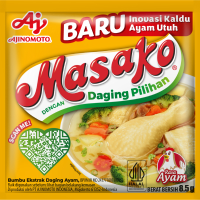 

Masako Ayam Sachet 8,5gr Ajinomoto Masako Rasa Ayam Bumbu Masako Ayam