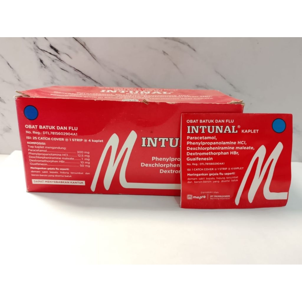 INTUNAL TABLET MERAH / 1 strip @4 tablet
