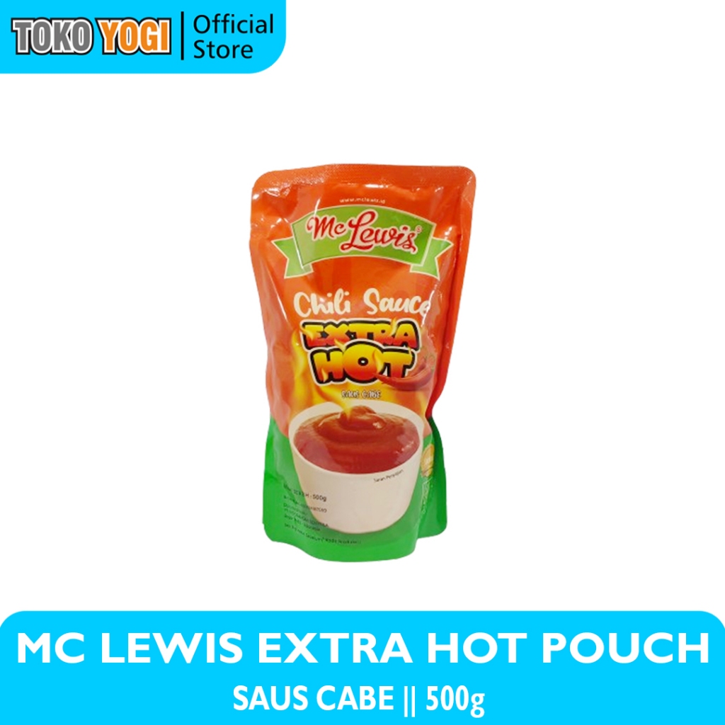

MC LEWIS EXTRA HOT 500g POUCH || SAUS SAMBAL EKSTRA PEDAS