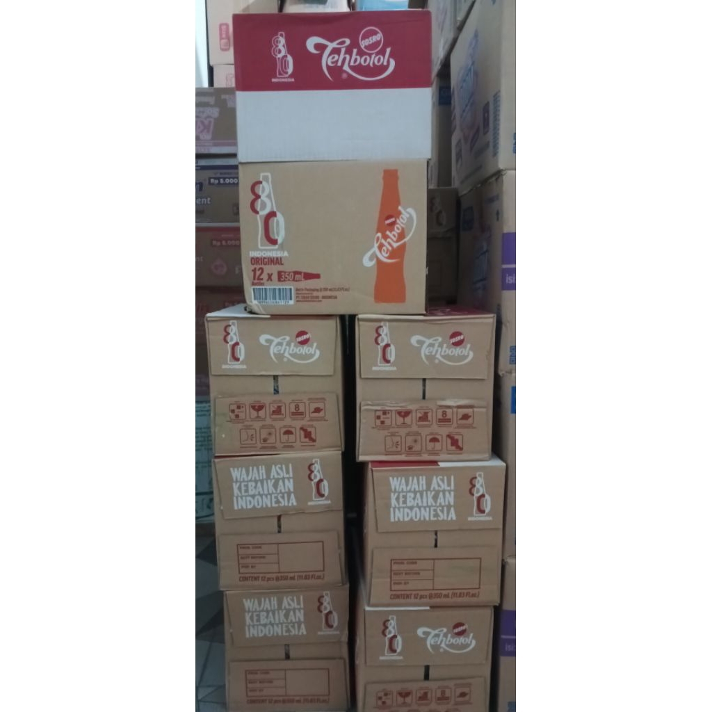 

TEH BOTOL SOSRO 350ML KARTON 12 PCS/1/2 KARTON ISI 6 PCS