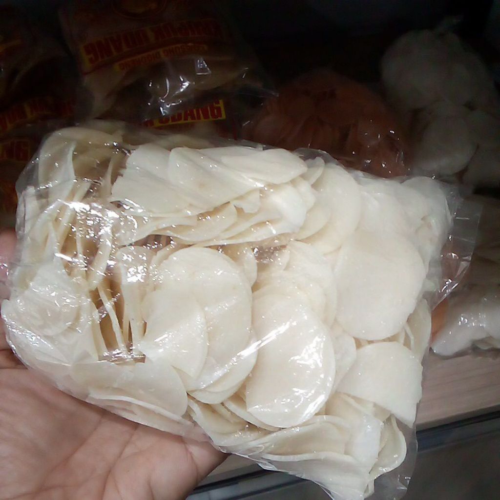 

kerupuk selok putih kemasan 250 gr
