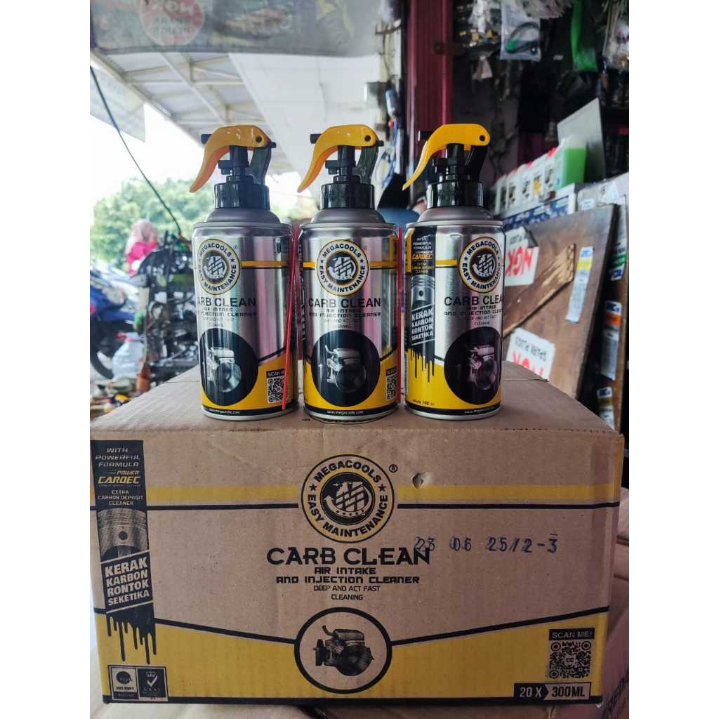 MIN 2 PCS Megacools Karburator Kliner Carb Injection Cleaner 300 ML Original Karbu Kliner Megacools
