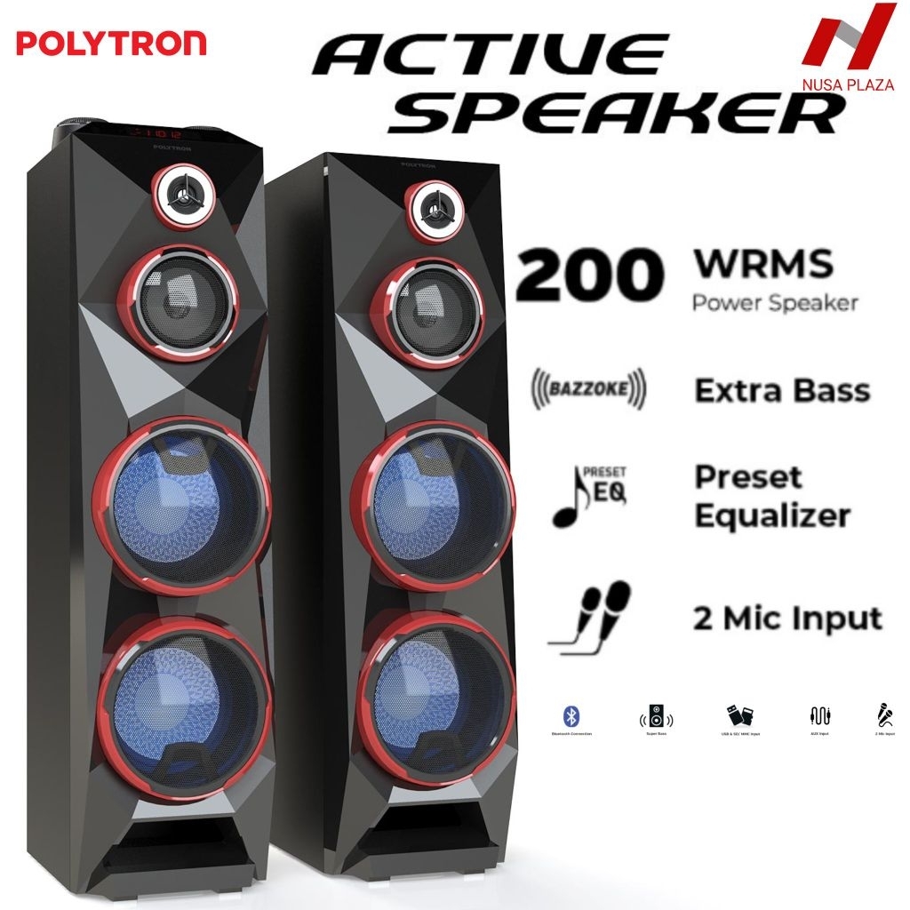 SPEAKER AKTIF BLUETOOTH POLYTRON PAS-8C28/8CF28