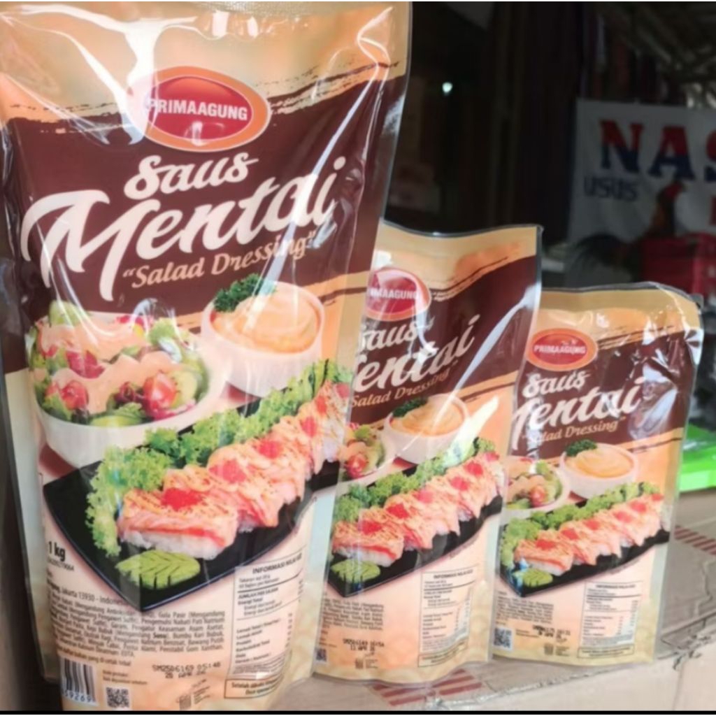 

1 KARTON SAUS MENTAI 1KG 500GR DAN 250GR PRIMA AGUNG