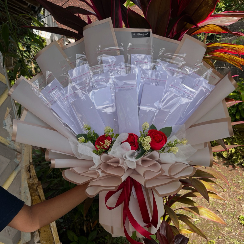 Buket kerangka/ Kerangka money buket/Buket uang kosong