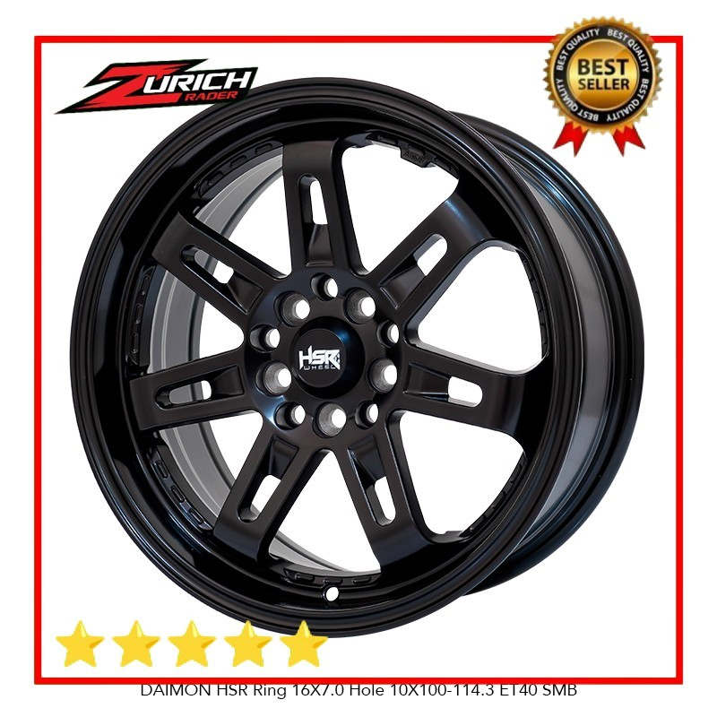 Velg Mobil Ring 16 Hsr Wheel Daimon R16 Pelek Xl7 Stream Brv Odyssey Civic Fd Rush Veloz Sienta