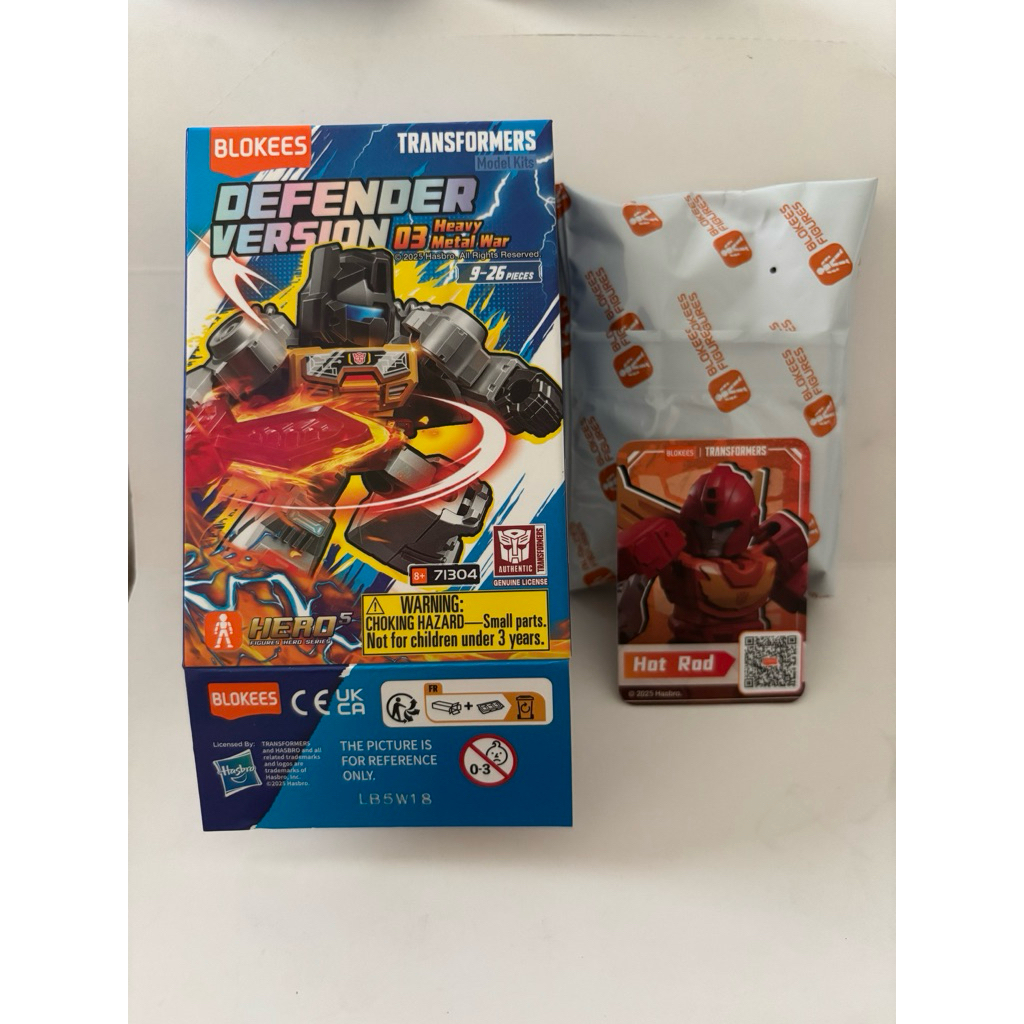 Blokees Transformers Defender Version 03 Hot Rod