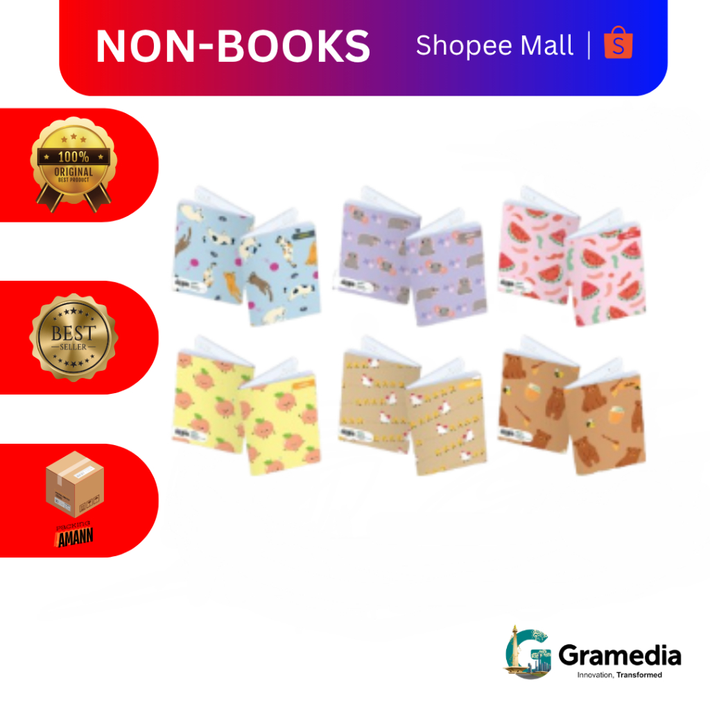 

Gramedia MKG - Buku Tulis Estudee K B5 Fancy Cute Isi 6