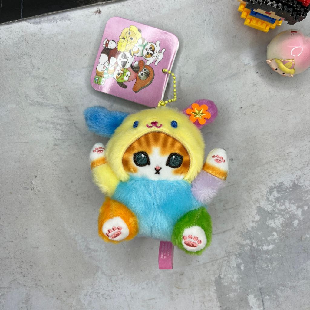 Gantungan Kunci Tas Boneka Mofusand Kostum Usahana Sanrio / Mofusand Doll Keychain New Tag