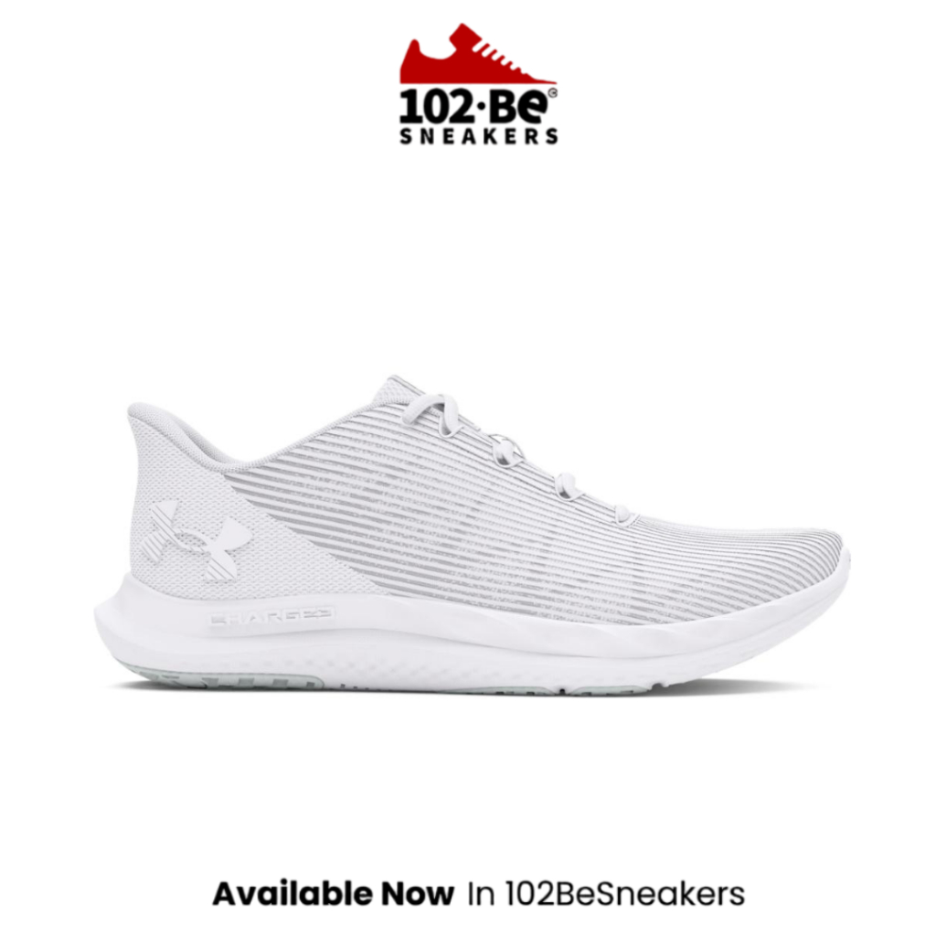 Sepatu Running UA Men's Charged Speed Swift White