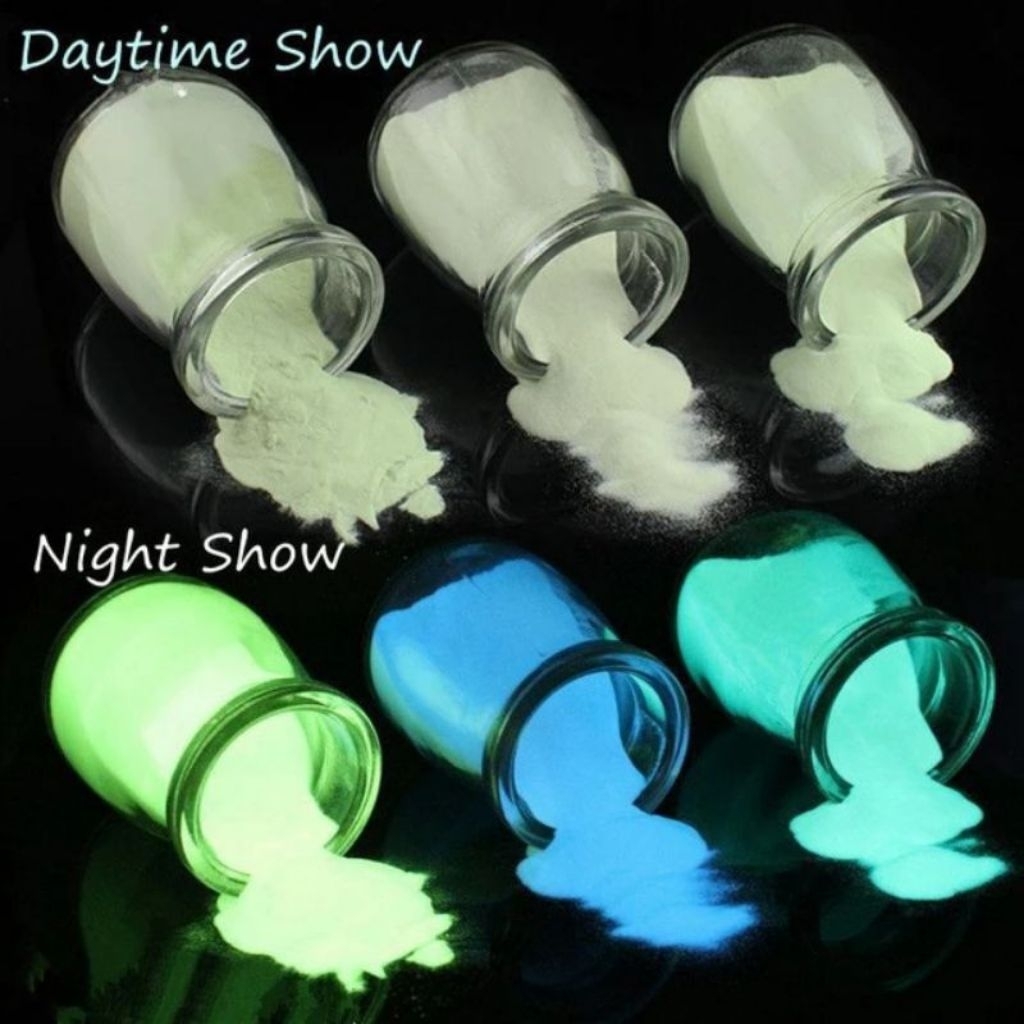 

Bubuk Fosfor / Bubuk Strontium Glow In The Dark Made In Japan