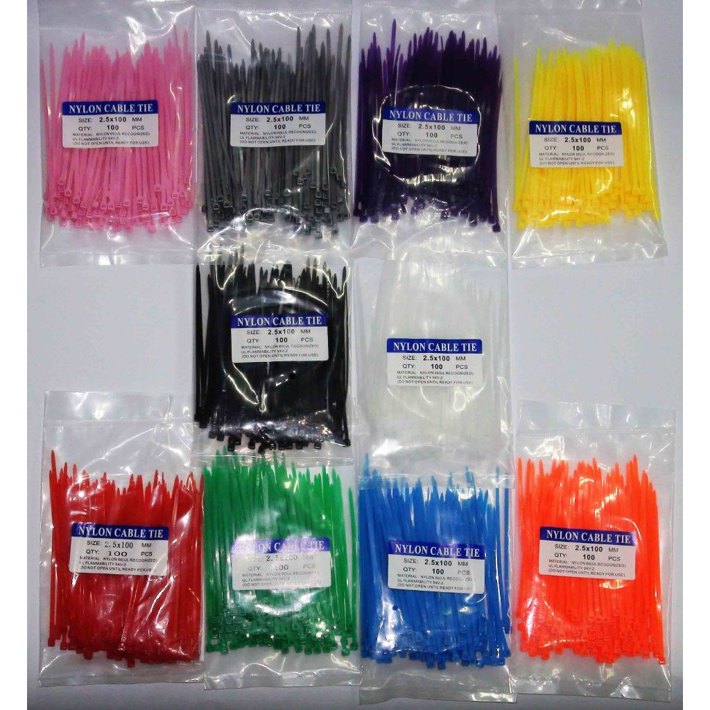 

Cable Ties 10Cm Tie Kabel 2,5 x 100mm, Isi 100Pcs