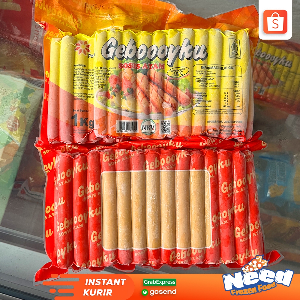 

GEBOOOYKU SOSIS AYAM PUTIH MERAH 1KG