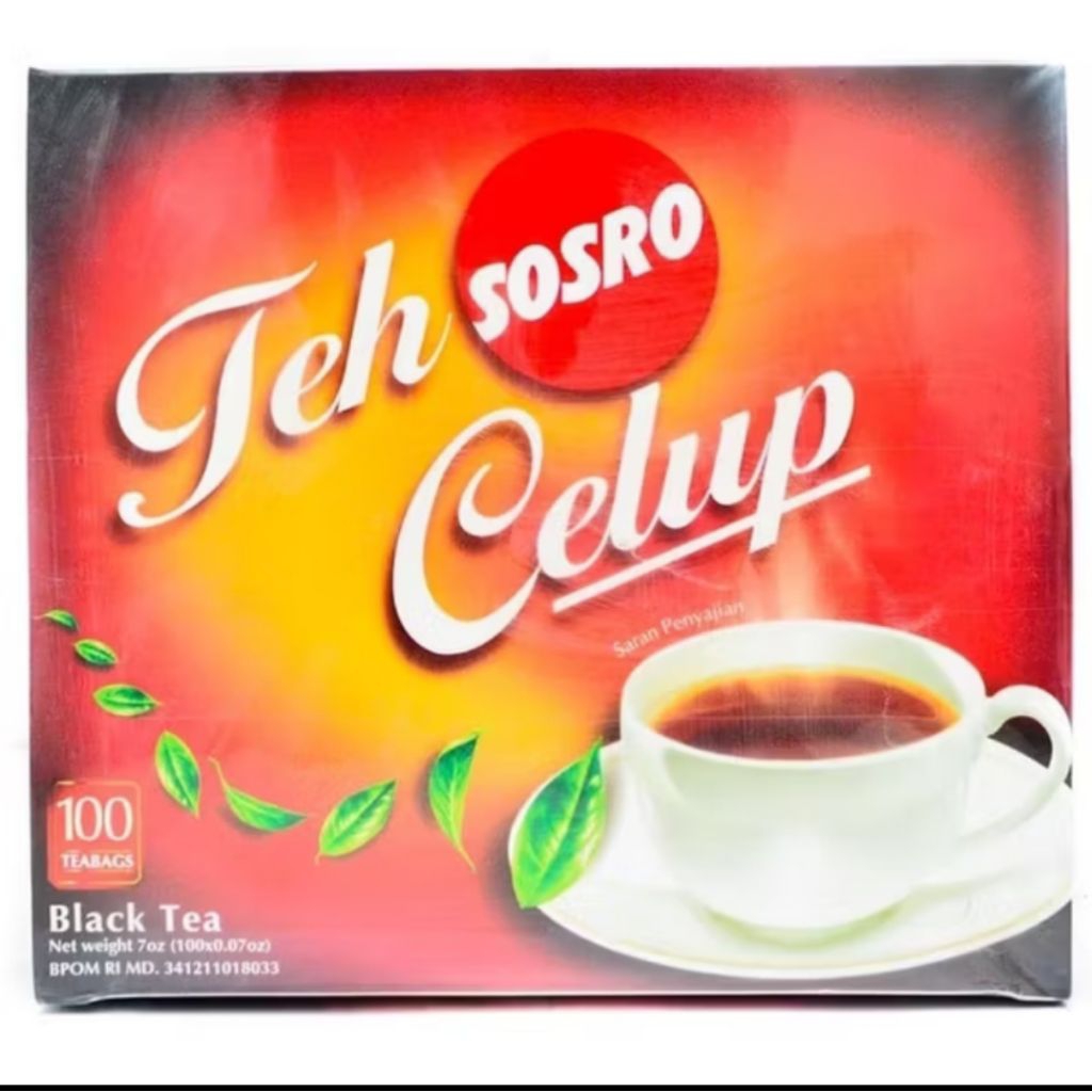

teh celup sosro isi 100s tanpa gelas (BELI 5 GROSIR)