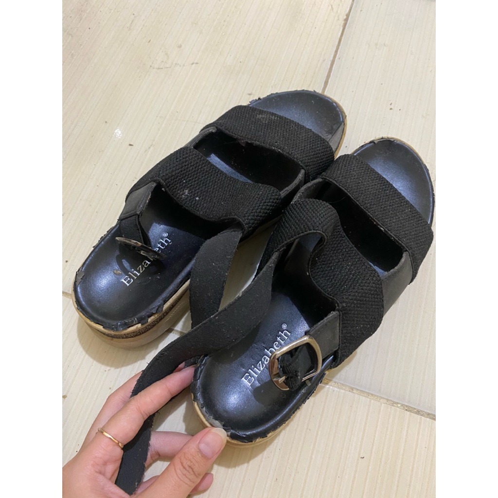 preloved sepatu sandals elizabeth original store