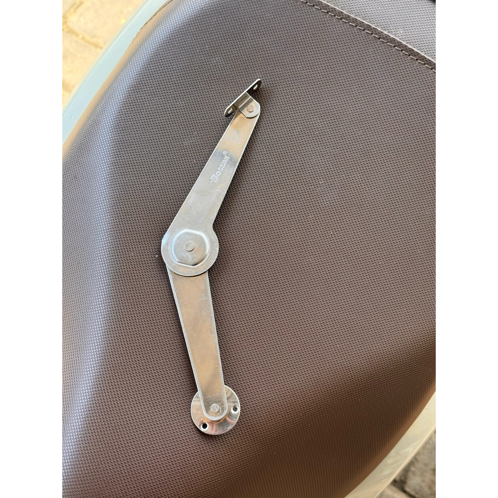 Sunbloom Bossini Engsel Salon Sikutan Jendela Dus Hitam / Merah 9 Inch Stainless Steel Tebal 2Mm