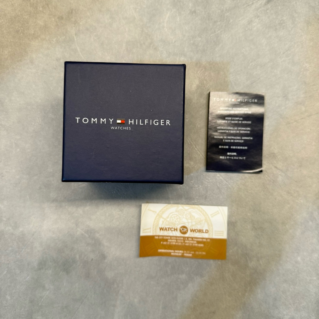 𝙋𝙍𝙀𝙇𝙊𝙑𝙀𝘿 Tommy Hilfiger Box Watch Kotak Jam Tangan Pria Original