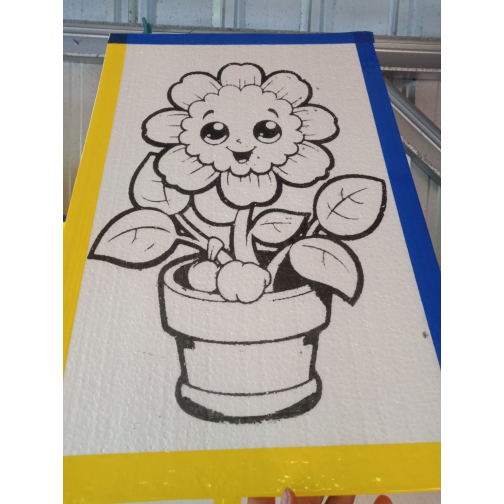 

Styrofoam lukis anak