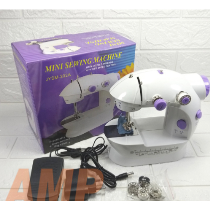 ALAT JAHIT PORTABLE / MESIN JAHIT MINI PORTABLE SM 202/ MESIN JAHIT PORTABLE MINI / SEWING MACHINE
