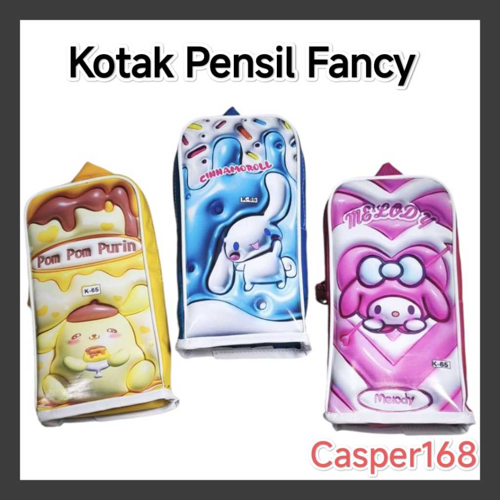

KOTAK PENSIL BERDIRI FANCY - PENSIL CASE KARAKTER BERDIRI