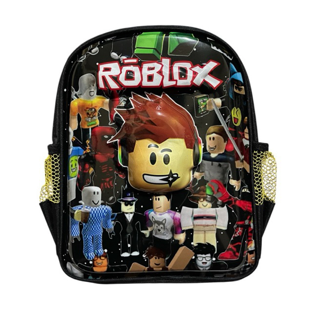 Anak PAUD Roblox Tas Anak PAUD Roblox Timbul + Lampu LED Keren Satu Ruang | Tas Sekolah Karakter Ker