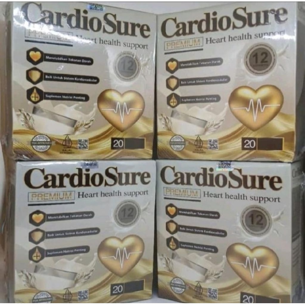 

( Paket Promo Hot sale ) Susu Premium CARDIOSURE milk Original 6 box untuk atasi hipertensi dan turunkan tekanan darah