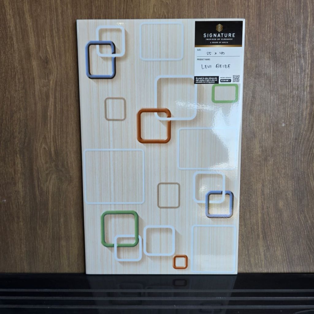 Keramik dinding 25x40 Levi beige signature