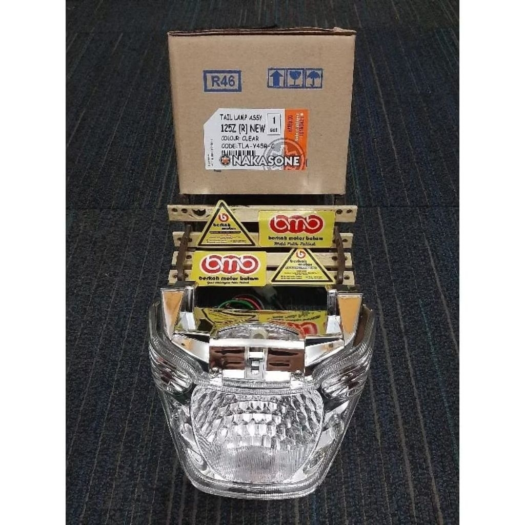 Yamaha 125Z RXZ Catalyzer lampu stop lampu belakang tail lamp bening clear
