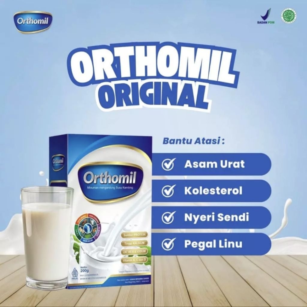 

Orthomil Susu Kambing Bubuk – Sumber Protein & Kalsium | 200gr
