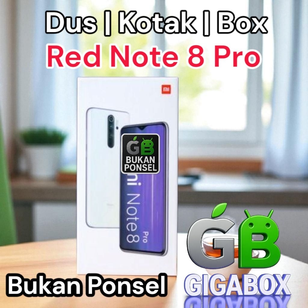 

Dus | Kardus | Box Kemasan Red note 8 pro – (Dus Only) untuk Pajangan Dekoratif
