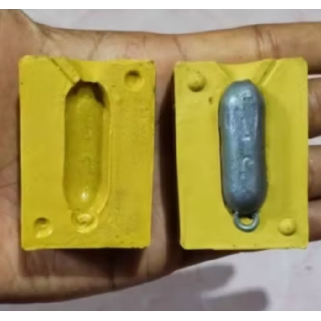 cetakan timah pancing J5