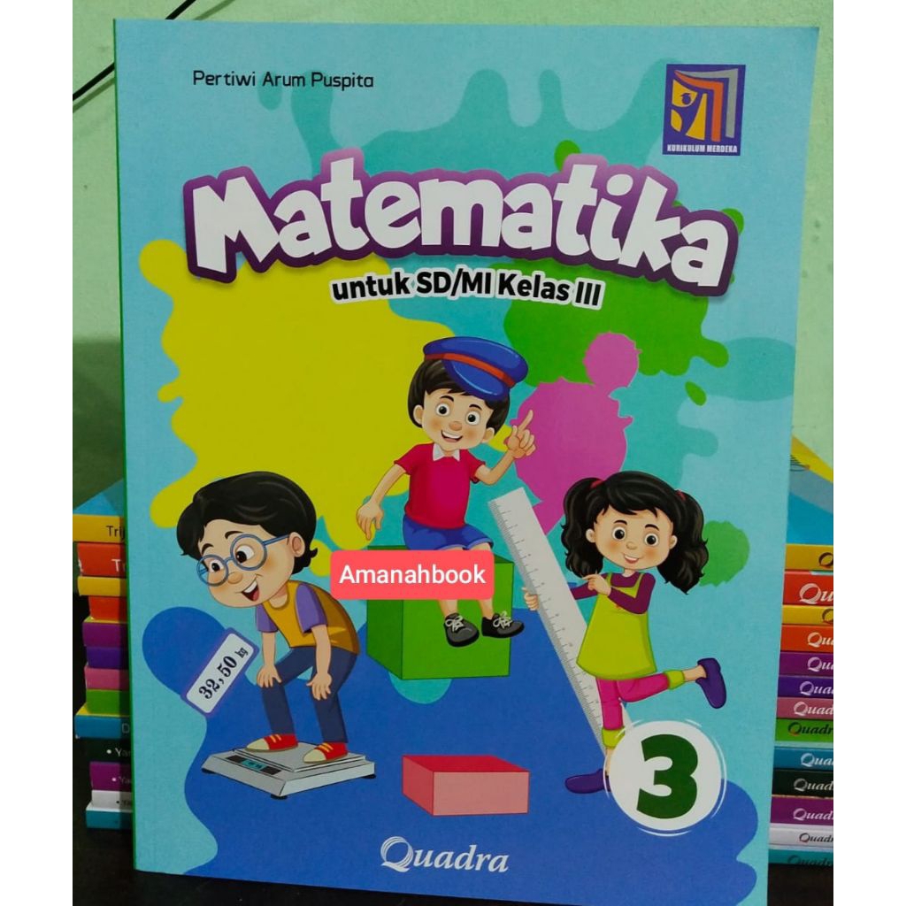 Buku Matematika SD Kelas 3 Kurikulum Merdeka Quadra