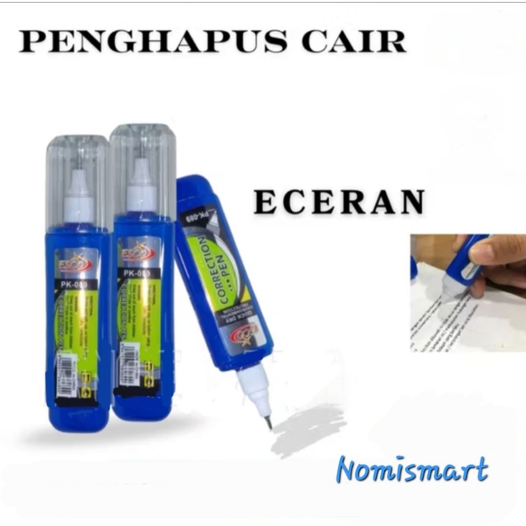 

Tipex Botol Besi / Correction Tape Cair / Cairan Koreksi / Tip X Esco PK 089