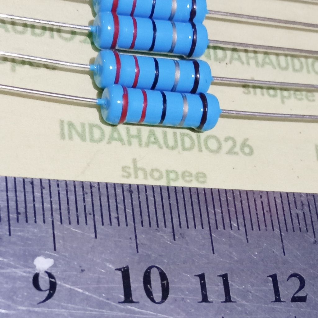 metal film 22R  2W 1% resistor  22 r   2 watt 22 ohm 2 w 2watt 1 persen 22r 2w