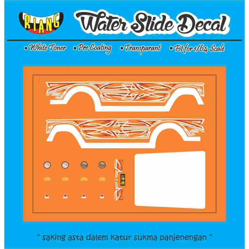 Decal Waterslide Hot Wheels Gasser NFT 2022