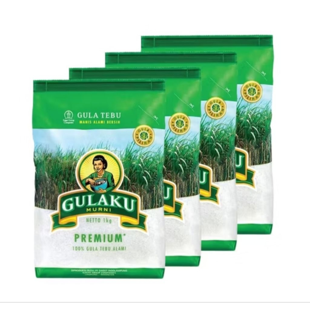 

Gulaku murni premium 1kg x 4