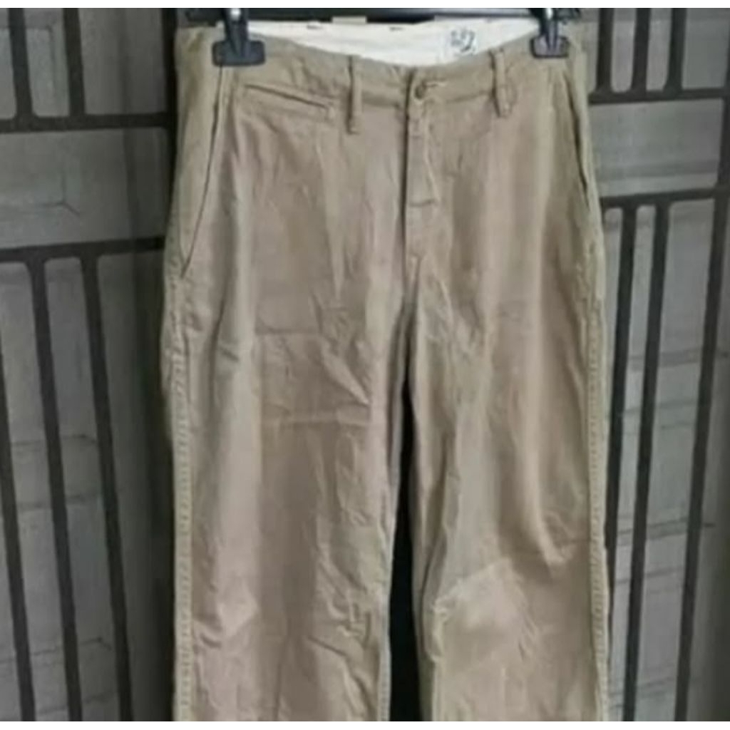 celana panjang chino khaki orslow japan 2nd