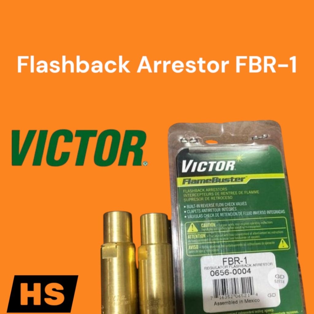 Flashback Arrestor for regulator FBR-1 Victor / flashback regulator
